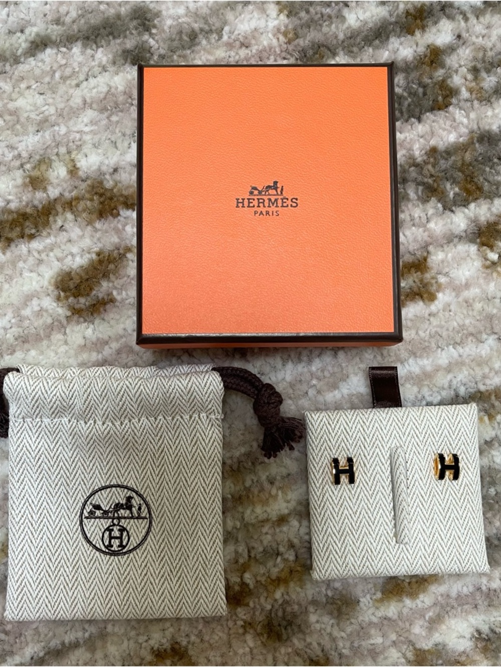 Hermes Mini Pop H Earrings